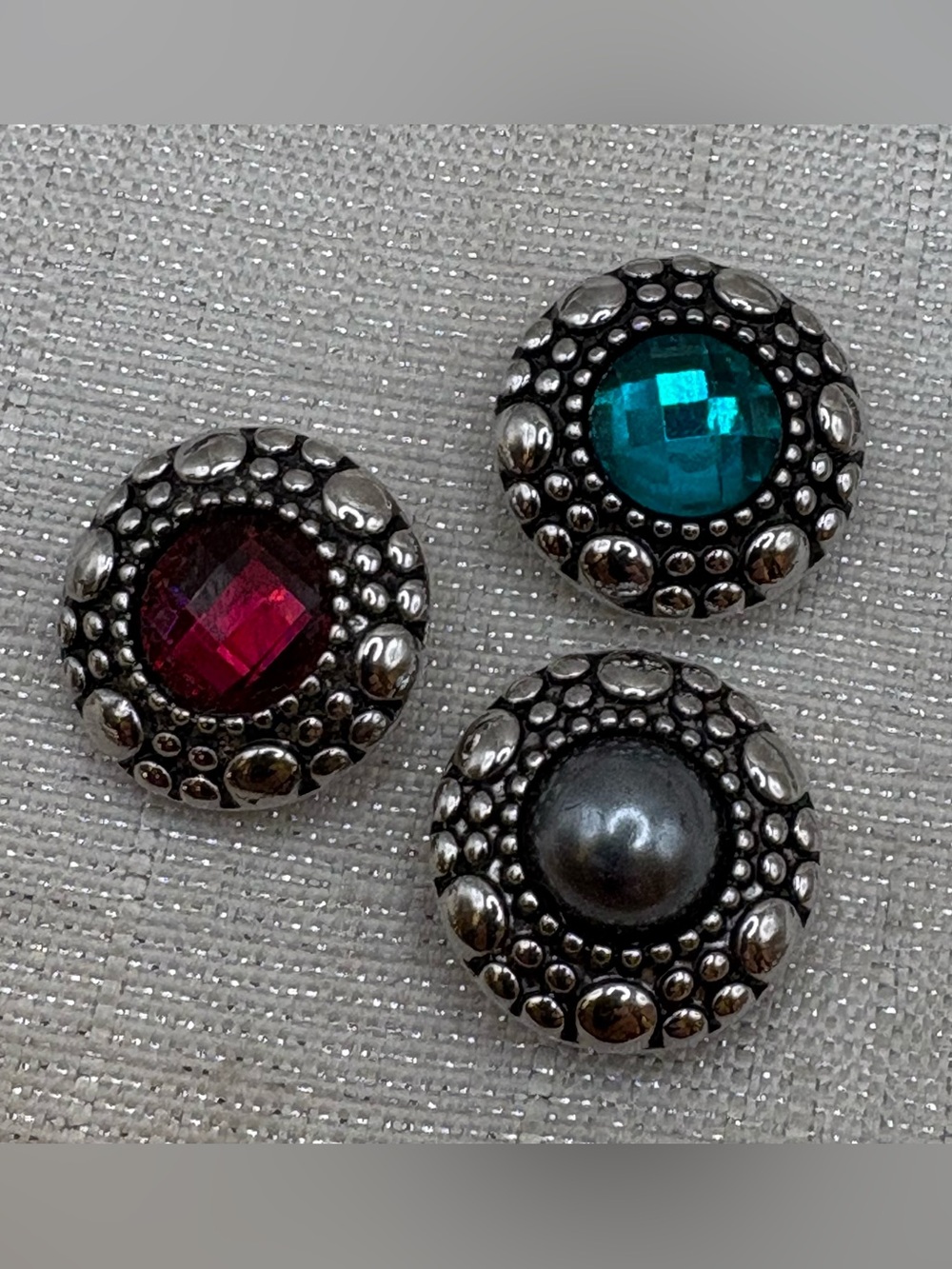 WESTERN FILIGREE - Ginger Snaps & Co. Snap Button Charms Set of 3